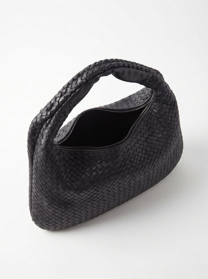 Woven Hobo Shoulder Bag