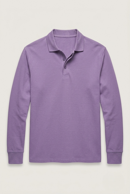Areila Men's Long Sleeve Polo Shirt