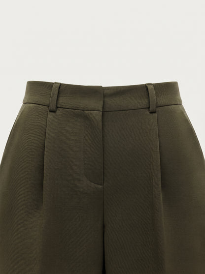 Women's High-Waisted Wide Leg Trousers