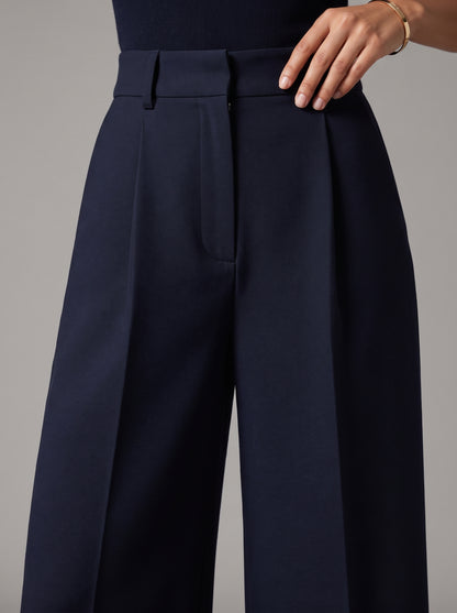 Women's High-Waisted Wide Leg Trousers