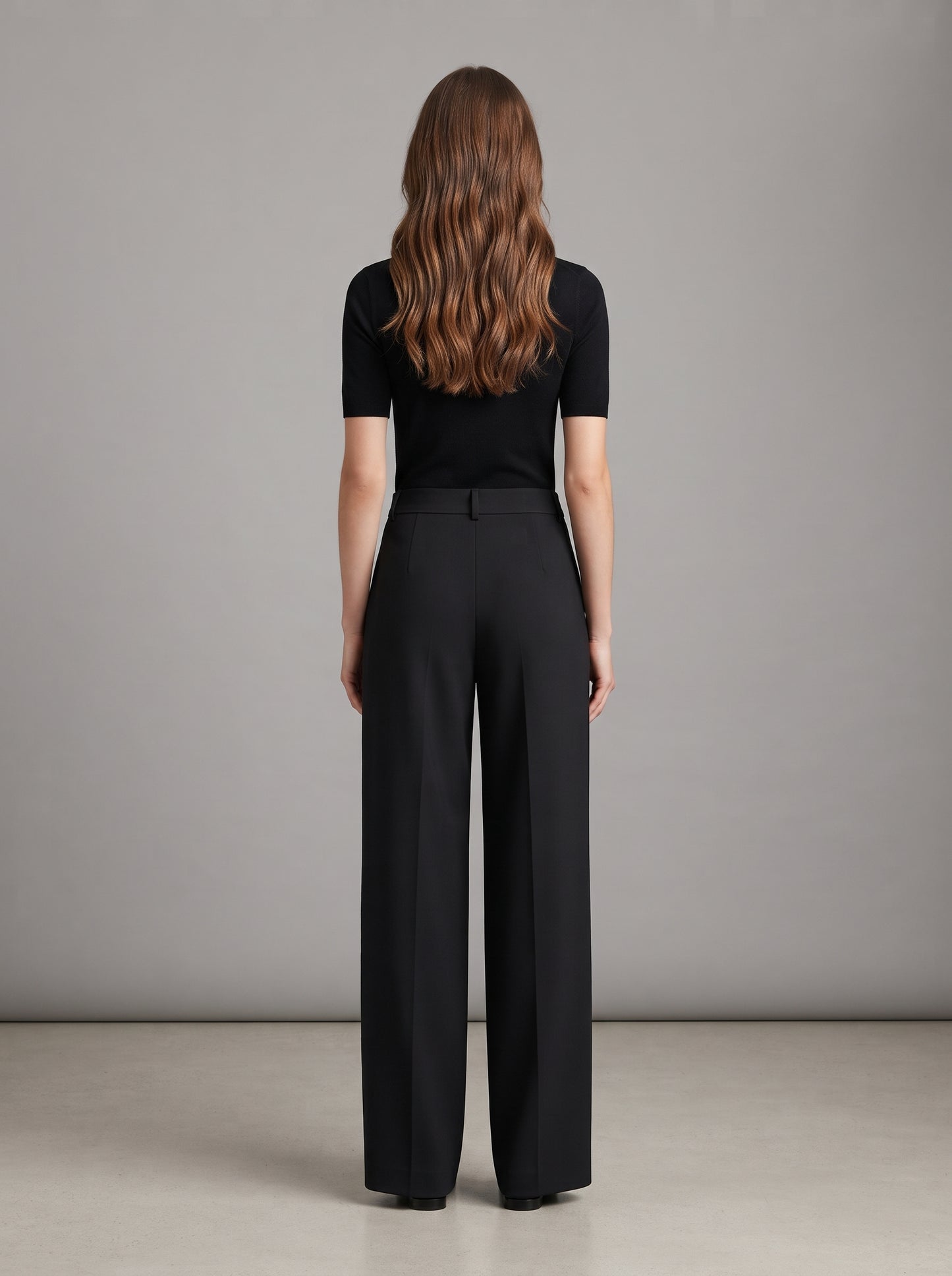 Women's High-Waisted Wide Leg Trousers