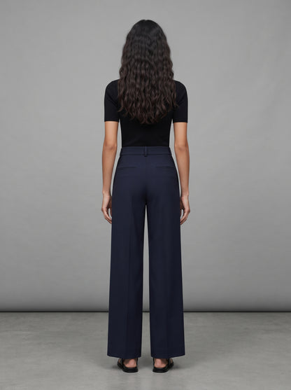Women's High-Waisted Wide Leg Trousers