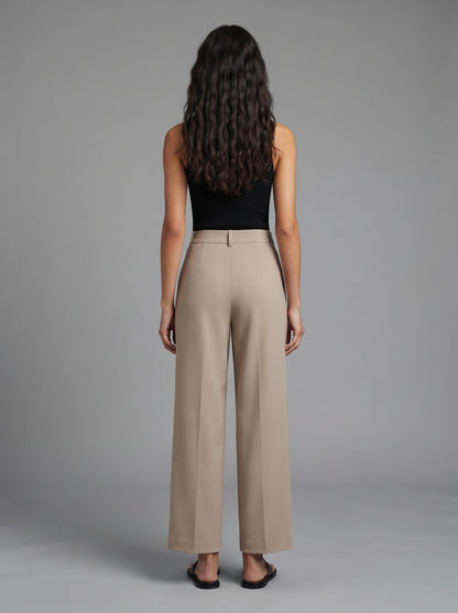 Women's High-Waisted Wide Leg Trousers