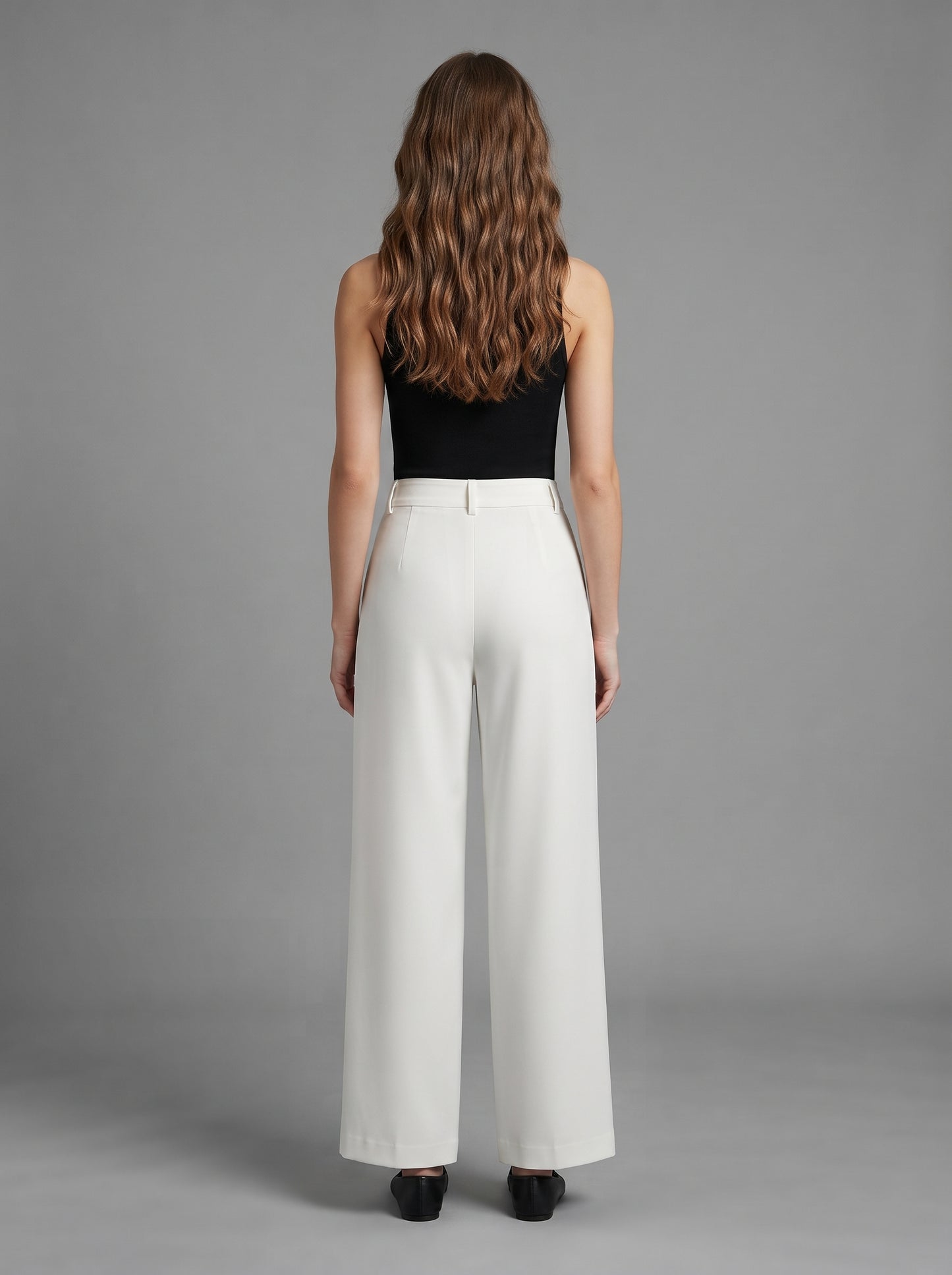 Women's High-Waisted Wide Leg Trousers