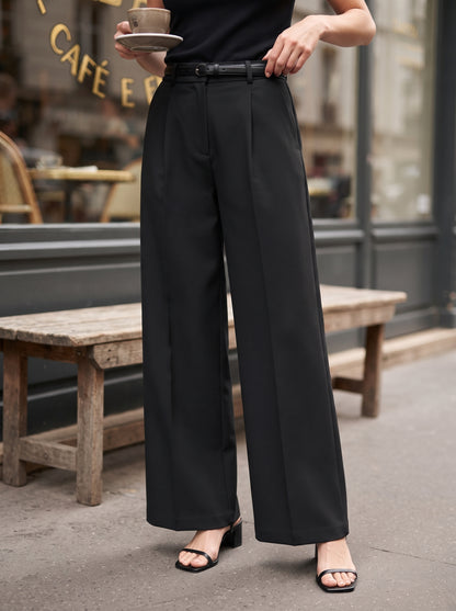 Women's High-Waisted Wide Leg Trousers