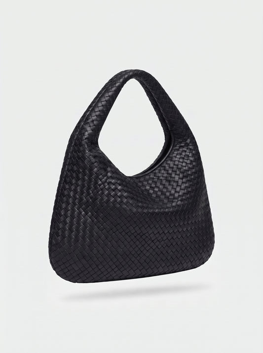 Woven Hobo Shoulder Bag