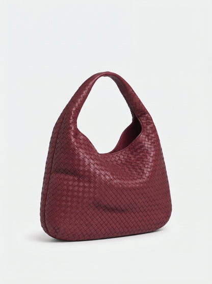 Woven Hobo Shoulder Bag